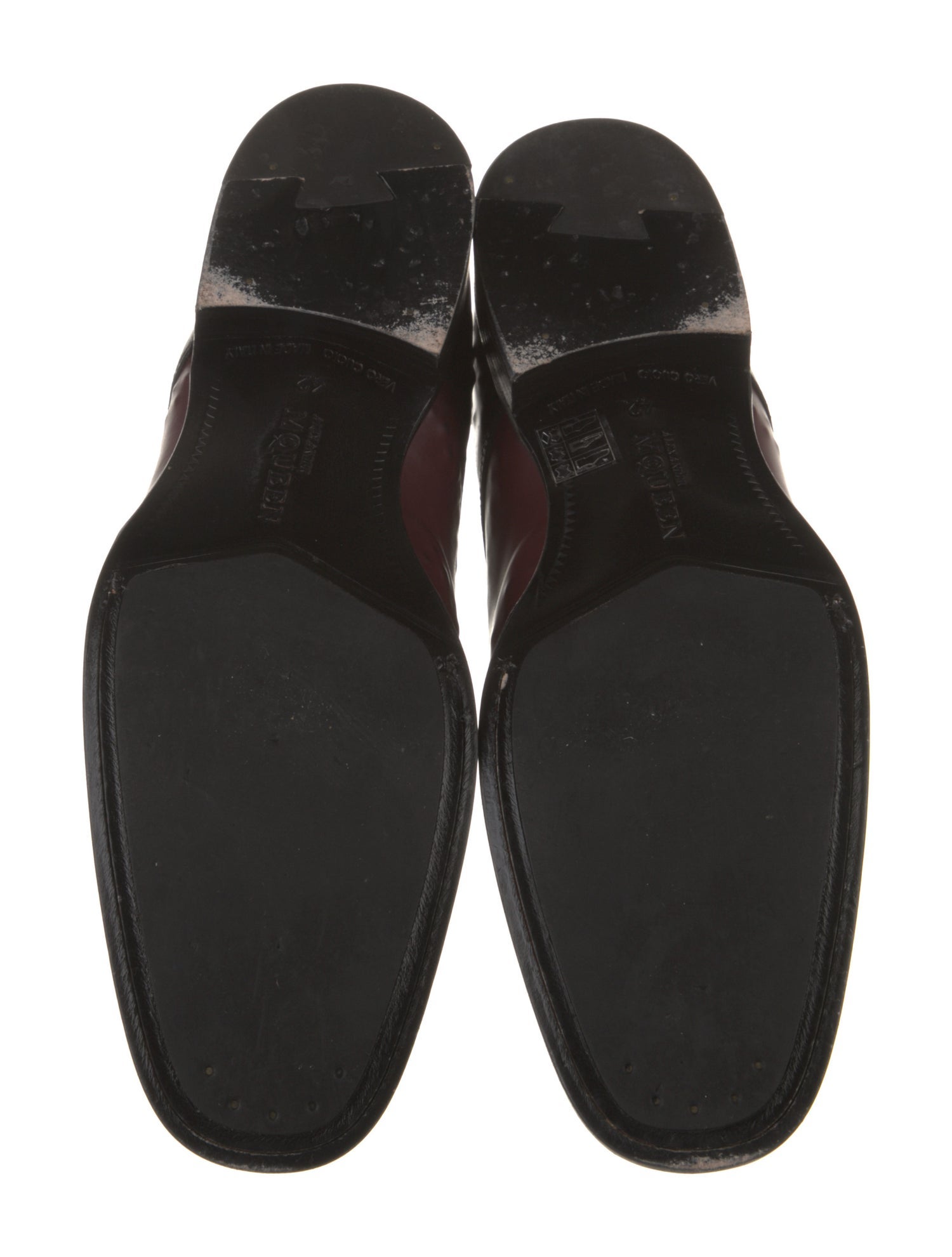 Alexander McQueen Leather Monk Straps